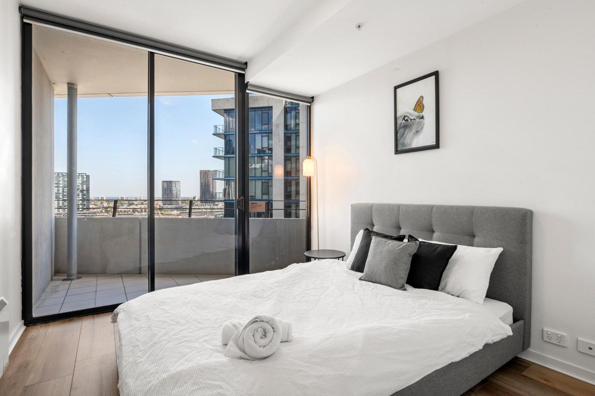Sea View, Gym & Pool, 2 Bedrooms 2 Bathrooms Melbourne Dış mekan fotoğraf